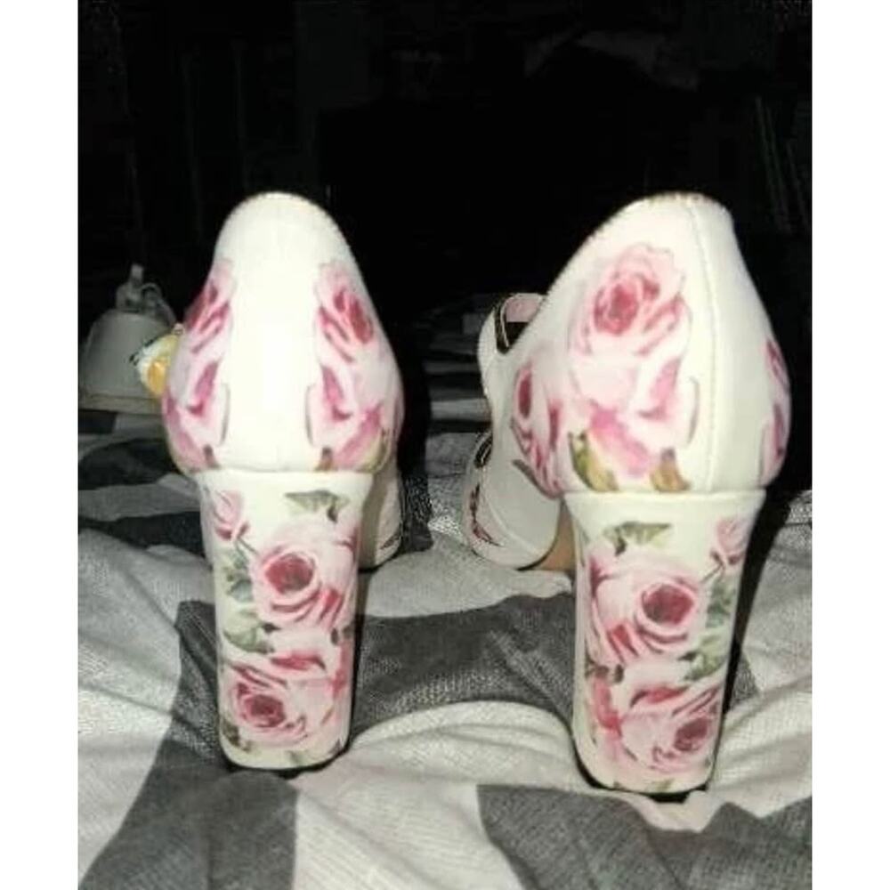 Dolce & Gabbana Floral Mary Jane Heels - Picture 3 of 4